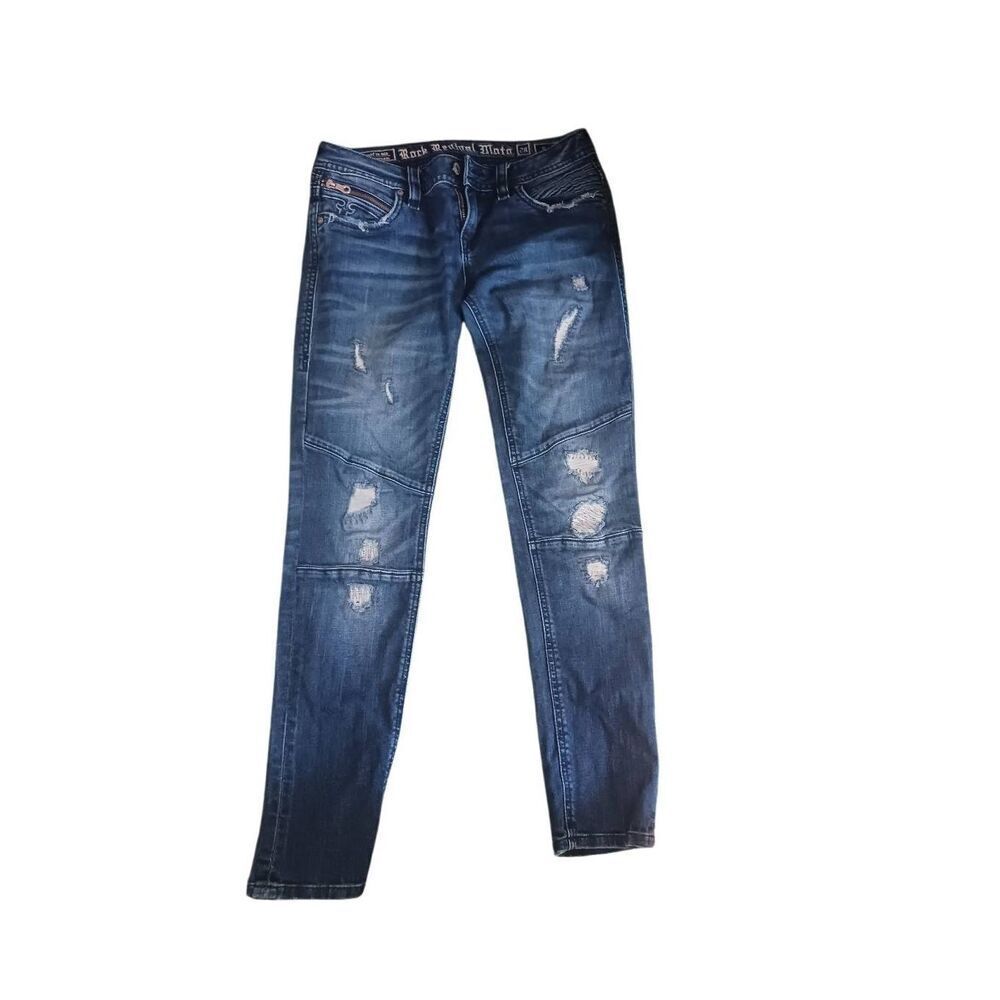 Rock revival moto 28 Kamil factory distressed excellent condition
